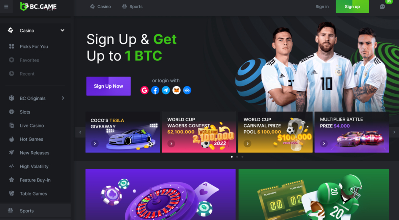 Exciting Opportunities Online Bets on BC.Game
